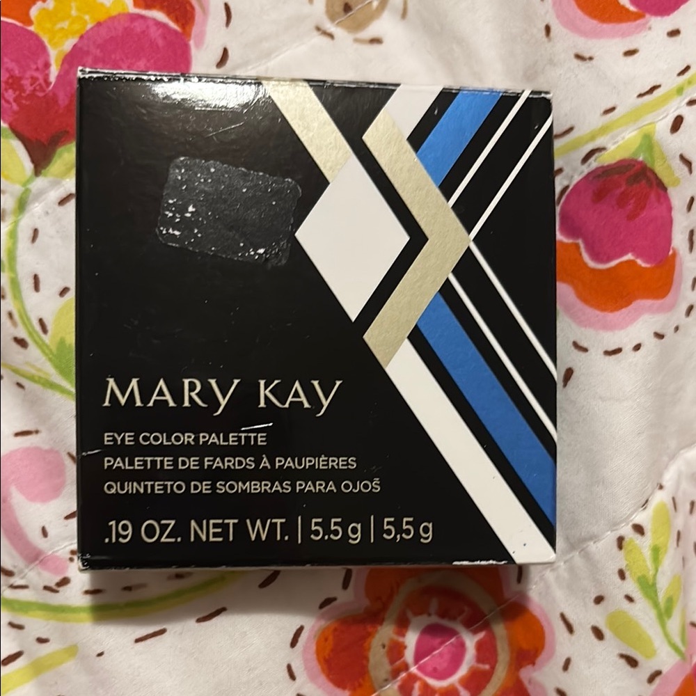 Mary Kay Eye Color Palette - Black, Blue, and Silver